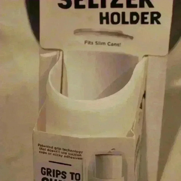 Slim Can Hard Seltzer Holder (12oz Can) | Patented Silicone Grips Any Shiny Surf - Picture 7 of 12